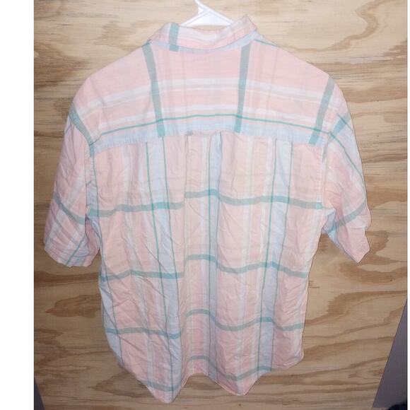 Men's Levis Plaid Button Down Medium Shirt Vintage - Picture 2 of 2